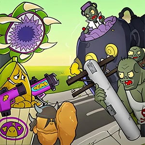 Mutant Plants Vs Zombie - free online Action game at Jyxon